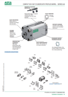 NUMATICS 449 CATALOG 449 SERIES: COMPACT ISO 21287 CYLINDERS WITH PROFILED BARREL
